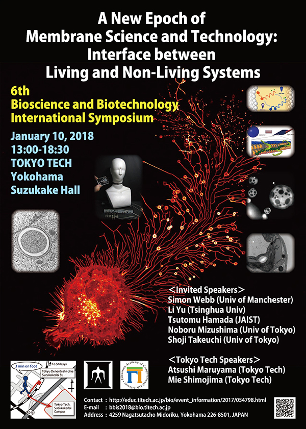 6th Bioscience and Biotechnology International Symposium Poster