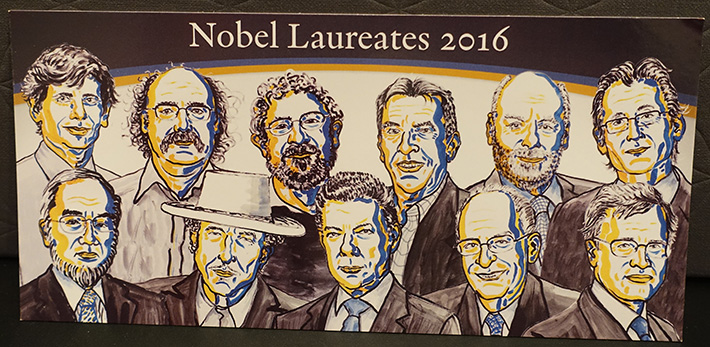 Group portrait of 2016 laureates