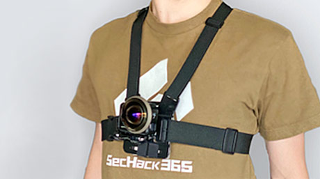 胸装着型小型カメラ1台によるモーションキャプチャ技術を開発