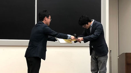 Assistant Professor Tomoya Nakamura at Yamaguchi lab received IWISS2018 Best Outstanding Poster Award.