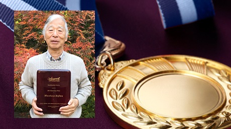 Professor emeritus Masakazu Kojima received the 2019 INFORMS Optimization Society Kachiyan Prize
