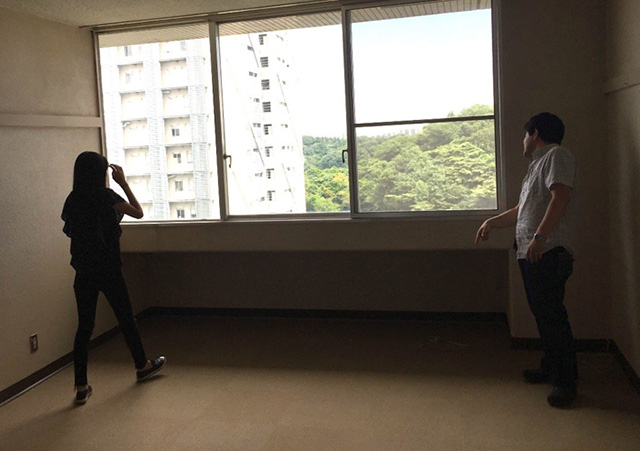 The empty Suzukakedai office prior to studio setup