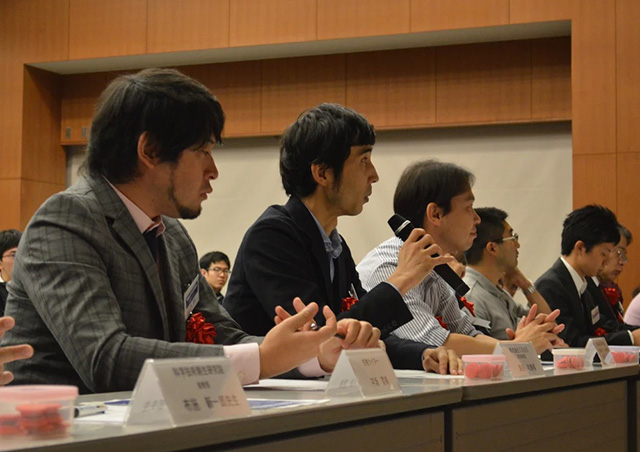 Audience and judges enjoying presentations