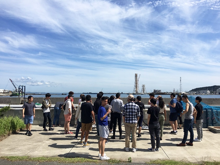 Japan Studies course site visit to Yokosuka
