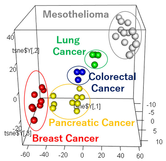 Figure 2. Tumor-Derived EVP Profiles Classify Primary Tumor of Origin