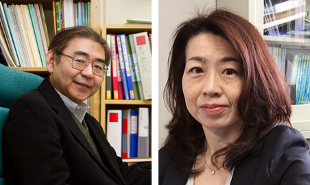 Professor Hiroyuki Ohta and Associate Professor Mie Shimojima