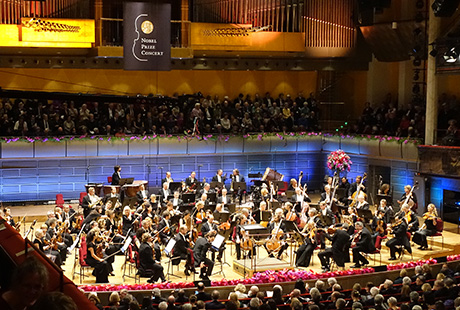 Nobel Laureates enjoying the concert