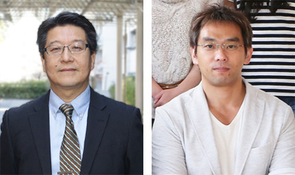 Professor Hisakazu Mihara and Associate Professor Hiroshi Tsutsumi