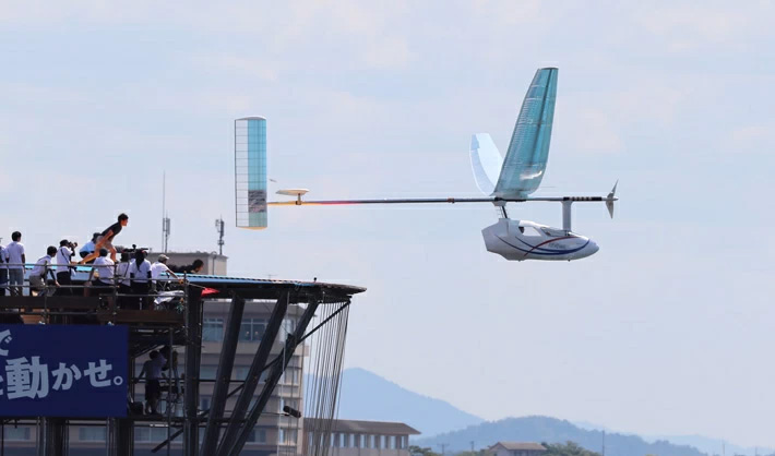 Meister’s aircraft and pilot just after take-off