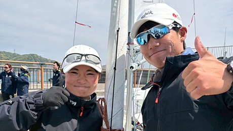 Sailing team races at 78th All Japan Snipe Class Championship