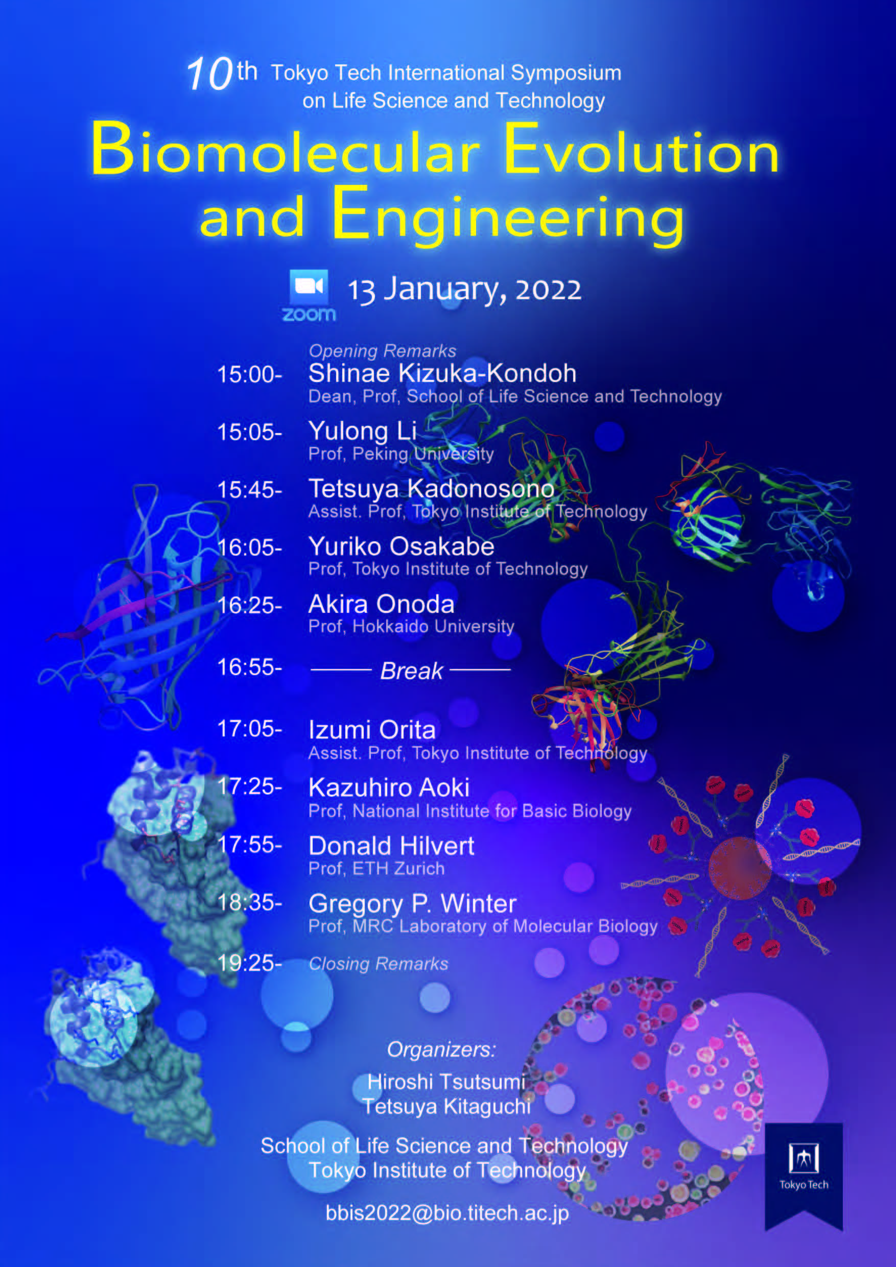 10th Tokyo Tech International Symposium on Life Science and Technology Poster