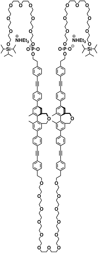 図1. 本研究で開発した交互両親媒性分子の構造