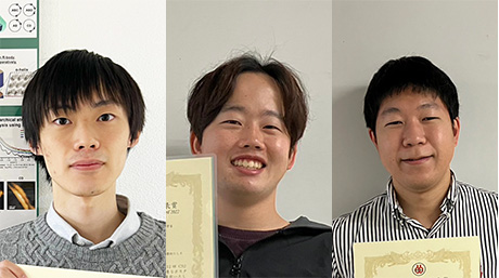 上野研究室と中村・岡田研究室の大学院生が「第 12 回 CSJ 化学フェスタ 2022」で優秀ポスター発表賞を受賞