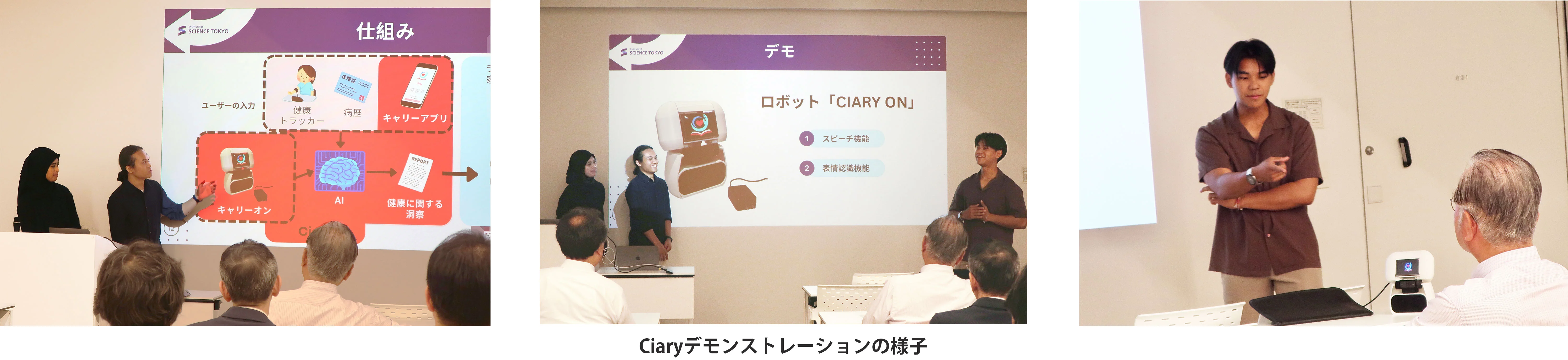 デモンストレーションの様子