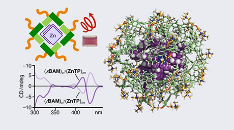 Chiralization of metal-containing dyes upon mere encapsulation