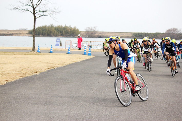 Hara ahead of the pack at the Calfman Japan Duathlon Grand Prix