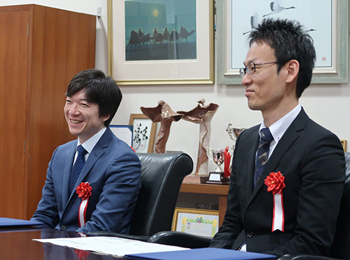 Inagi (left) and Kitano