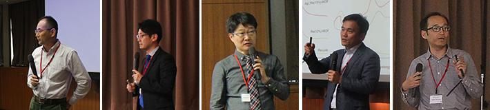 写真左から一杉 太郎教授、折茂 慎一教授、Yong Nam Choi教授、Kyungmin Choi教授、山田 鉄平准教授