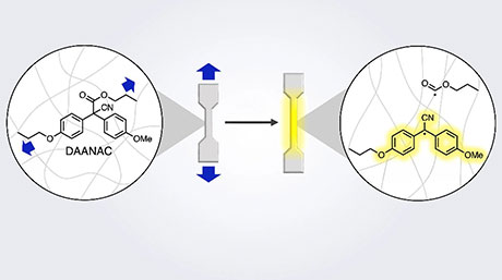 熱・光への耐性と、力で光る性質をあわせ持つ新規高分子