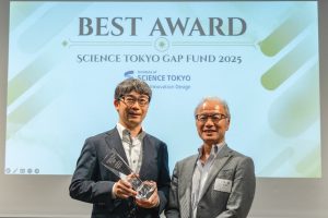 小野 公輔 准教授が Science Tokyo GAP FUND Program 2025 DEMO DAY Best Award を受賞しました。