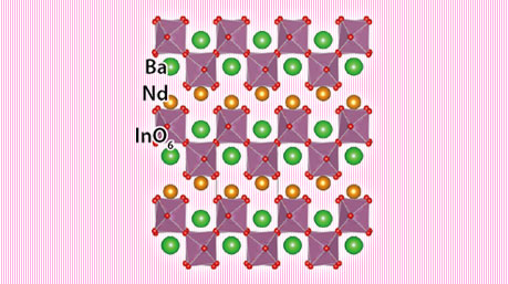 新しい構造をもつ酸化物イオン伝導体NdBaInO4の発見