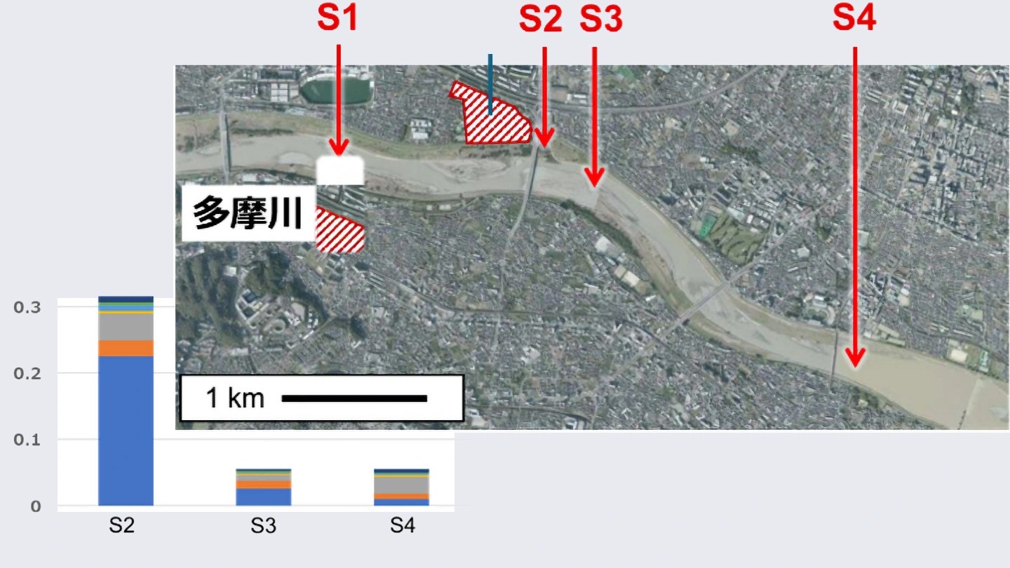 国土地理院撮影の空中写真を加工して作成