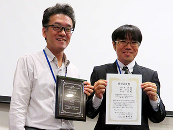 実行委員長の豊田正史東大准教授（左側）と欅惇志助教