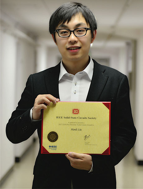 Hanli LIU won the IEEE SSCS Predoctoral Achievement Award | Electrical ...