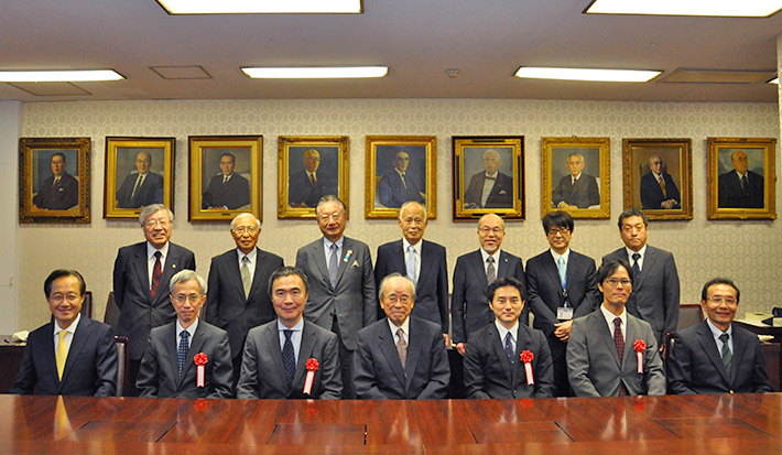 Memorial photo of the ceremony