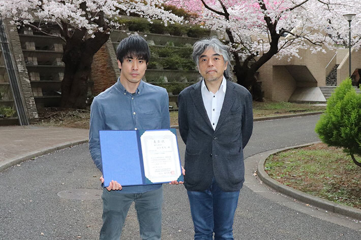 Kodai Yaguchi （left） and Associate Professor Takahiro Aoyagi （right）