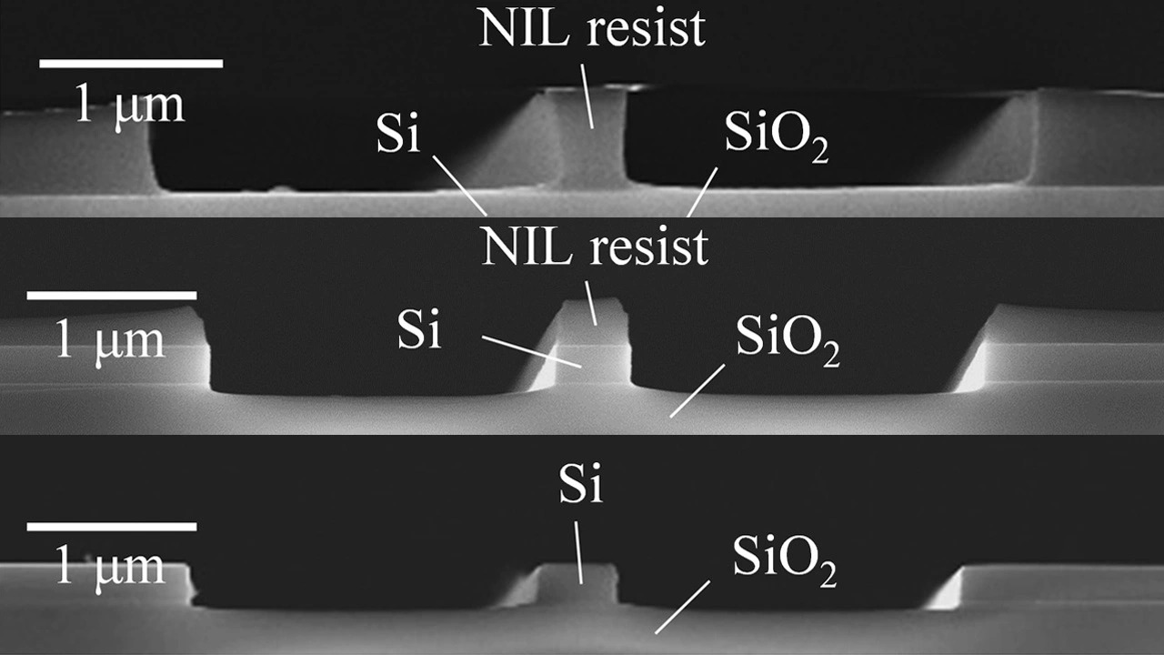 UVナノインプリントを用いたシリコンフォトニクス半導体プロセスを開発