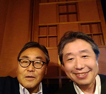 左:千葉明教授、右:実行委員長:山本修教授