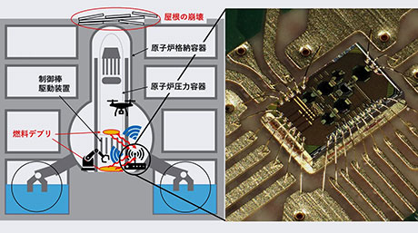 超高線量環境下で動作するWi-Fiチップの開発に成功