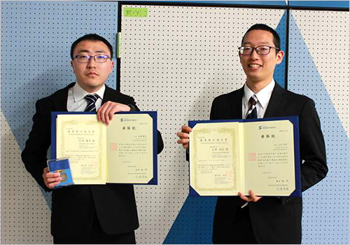 （左：松﨑、右：山中君）