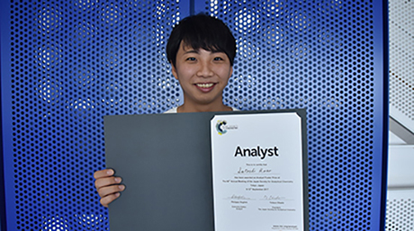 沖野研究室の河野聡史さん（M1）が、日本分析化学会第66年会においてRoyal Society of Chemistry Analyst賞を受賞