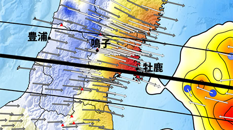 東北沖地震後の地盤隆起の原因を解明