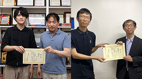 Research plan presentation was held and 2 master students were awarded