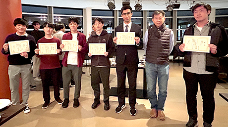 Research plan presentation was held and 7 master students were awarded