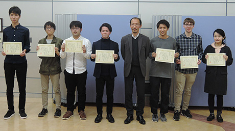 構想発表会を行い8名の修士学生が優秀発表賞を受賞しました