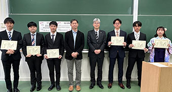 情報通信系優秀学生賞（学士）受賞者のみなさん