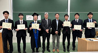 情報通信系優秀学生賞（修士）受賞者のみなさん