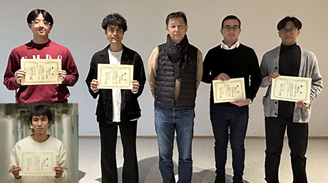 構想発表会を行い6名の修士学生が優秀発表賞を受賞