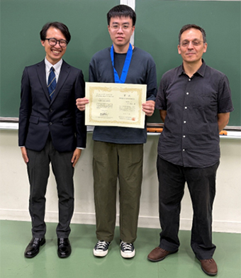 情報通信系優秀学生賞（修士）受賞者