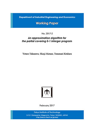 Department of Industrial Engineering and Economics Working Paper 2017-2