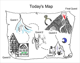 2進法の冒険地図
