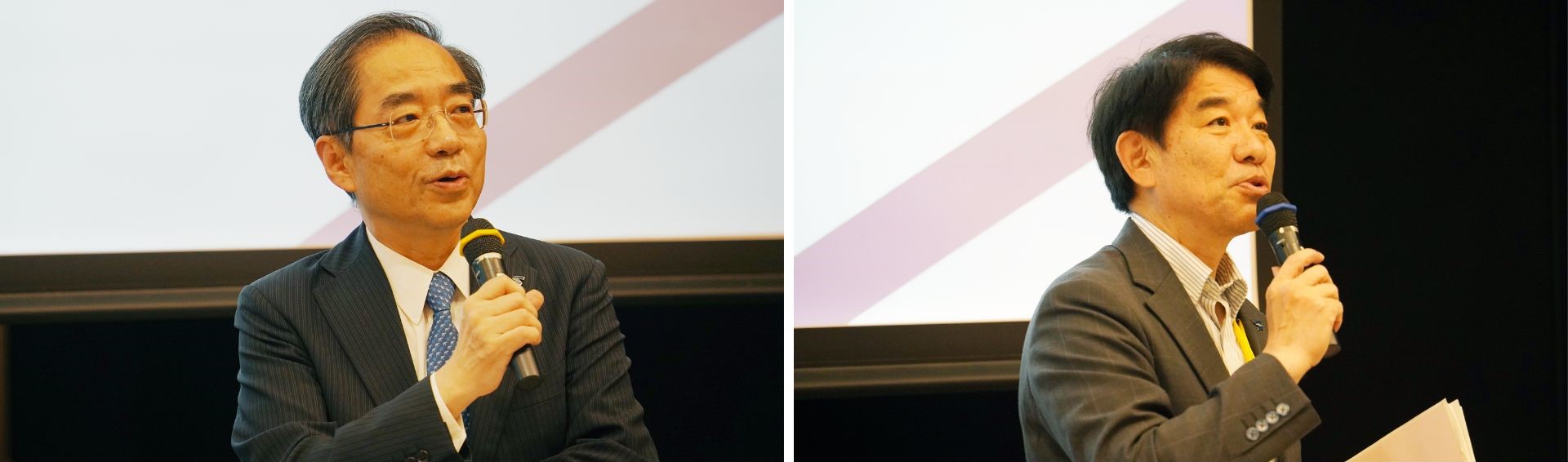 田中学長と大竹理事長