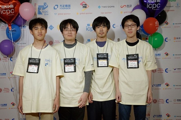 ACM ICPC World Finals 2018で好成績！ | 数理・計算科学系 News
