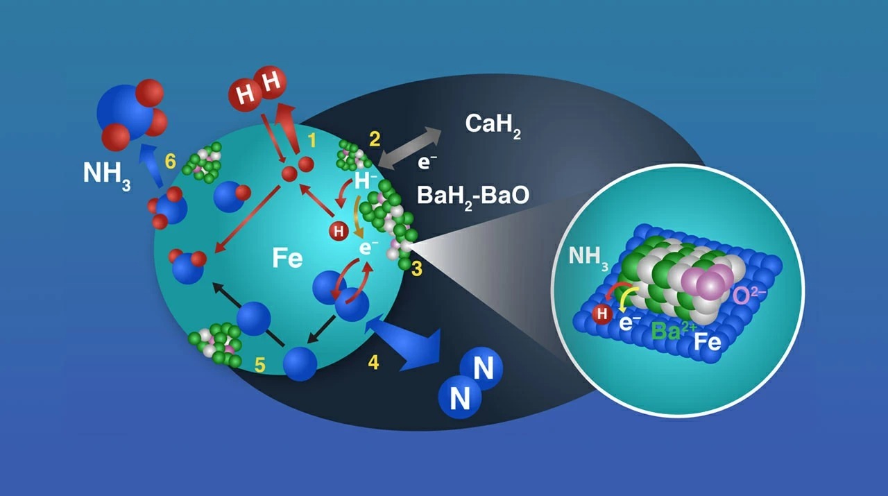 Breaking the Barrier: Low-Temp Ammonia Synthesis with Iron Catalysts and Barium Hydride