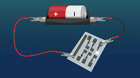 Achieving the lowest operating voltage yet for white organic LEDs