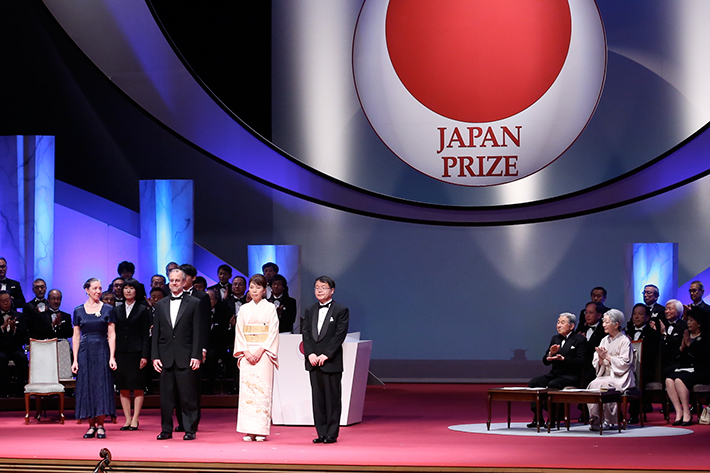 Japan Prize Presentation Ceremony Photo courtesy of Japan Prize Foundation
